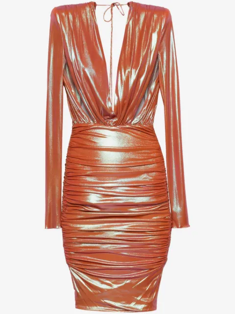 Alexandre Vauthier draped-detail midi dress