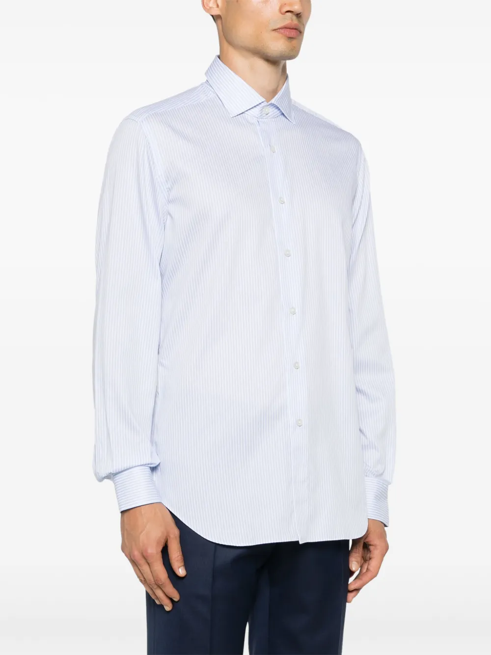 Xacus Katoenen overhemd Blauw