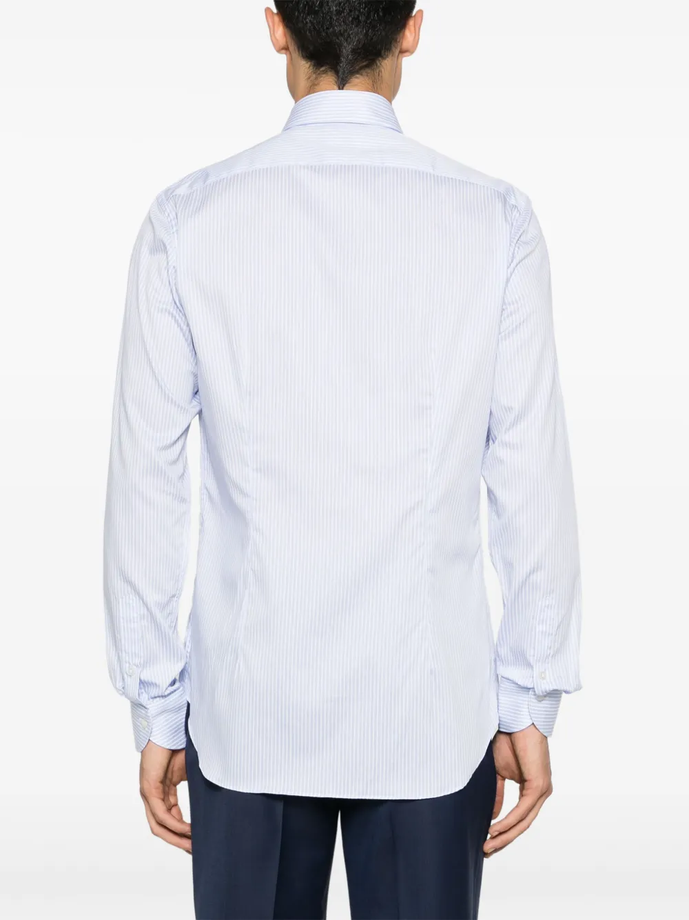 Xacus Katoenen overhemd Blauw