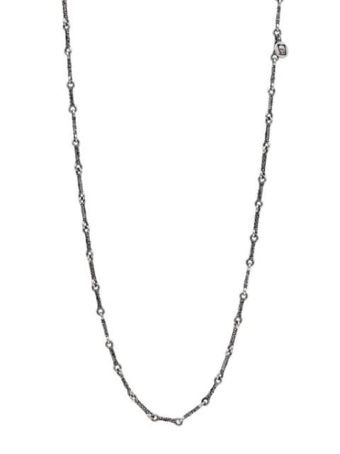 John Varvatos Woven single strand necklace