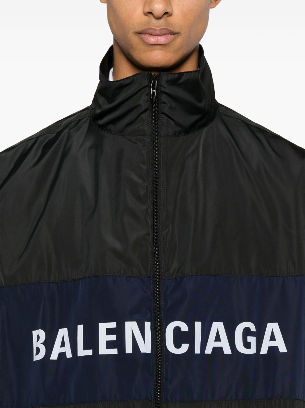 Balenciaga logo-print lightweight jacket Men