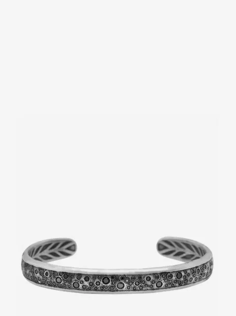 John Varvatos Stardust black-diamonds cuff