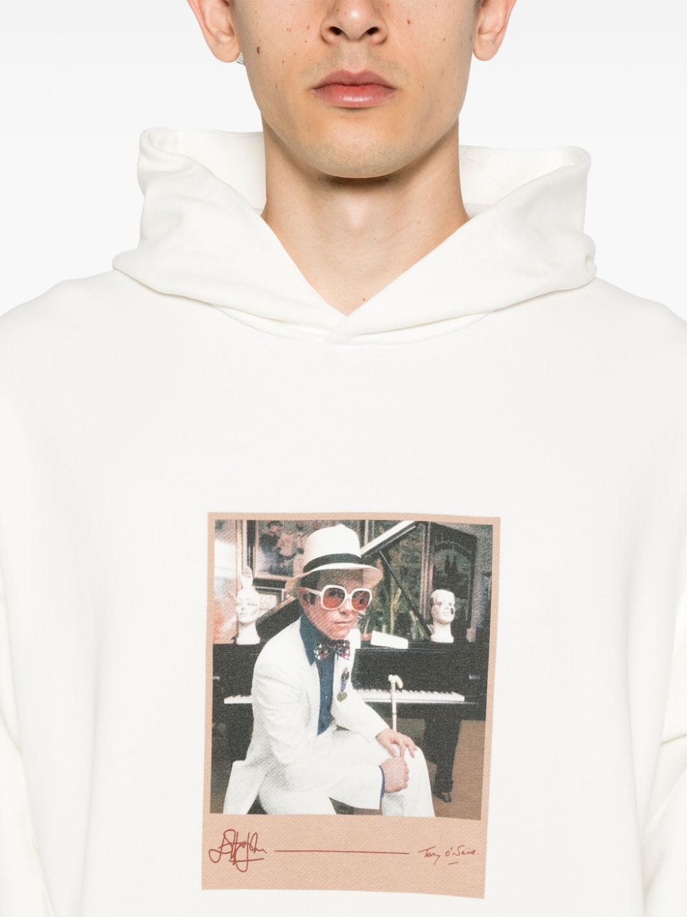 Shop Limitato Greatest Hits Jersey Hoodie In White