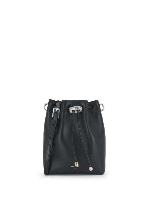 JIMMY CHOO Cinch Mini バケット バッグ Cinch Mini | Latte Leather Mini Bag | JIMMY CHOO