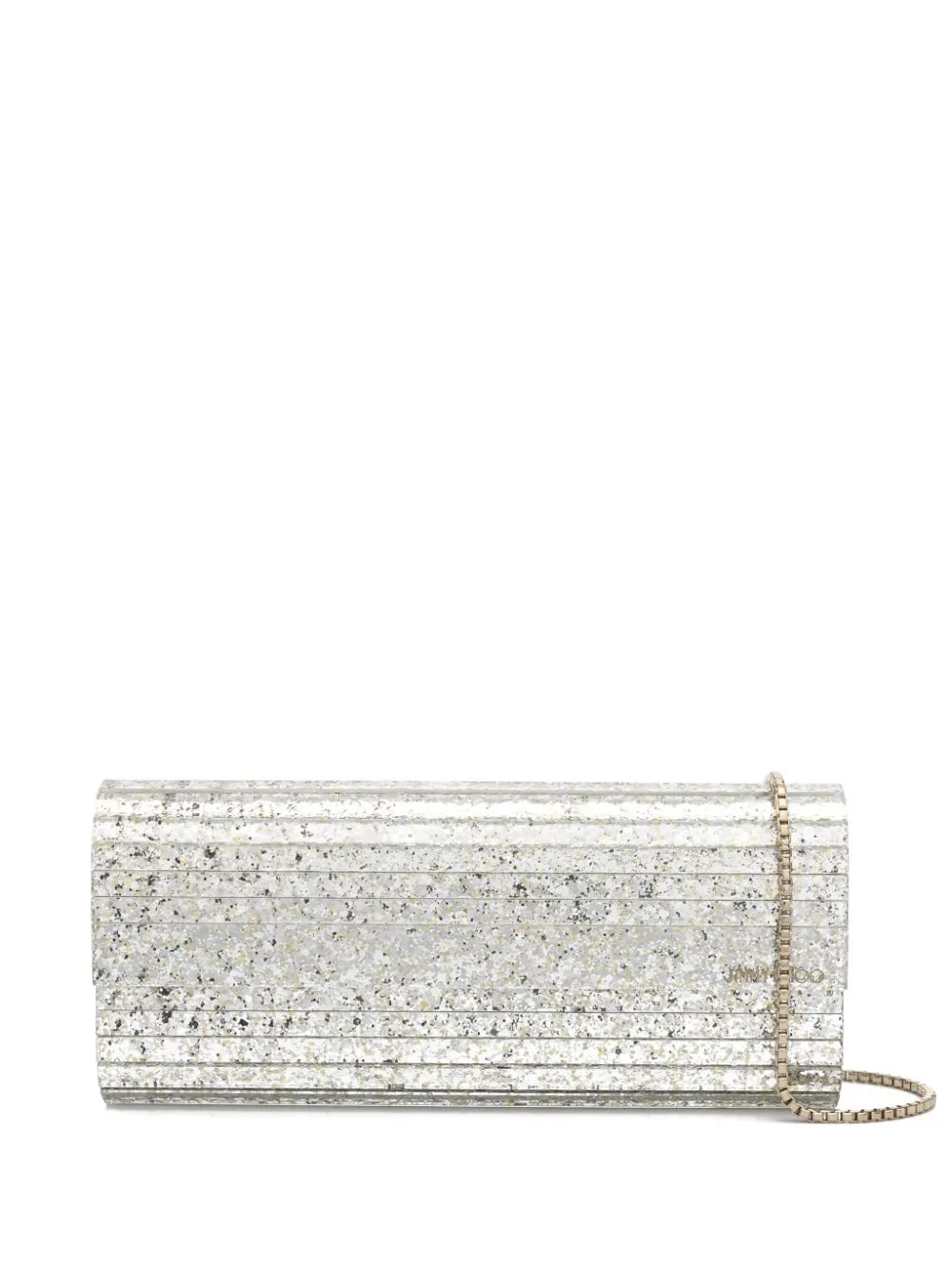 Jimmy Choo Sweetie clutch met glitter Goud