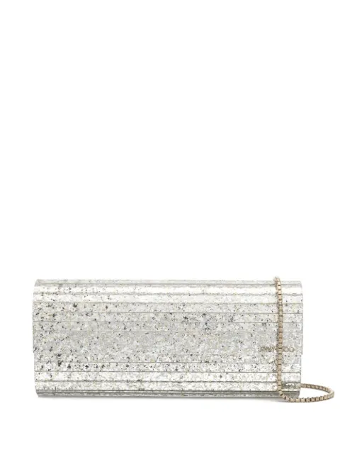 Jimmy Choo Clutch Sweetie com aplicação de brilho