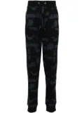 Moose Knuckles appliqué-logo cotton track pants - Black