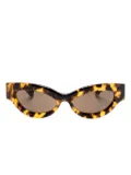 Nanushka Trysta cat-eye sunglasses - Brown