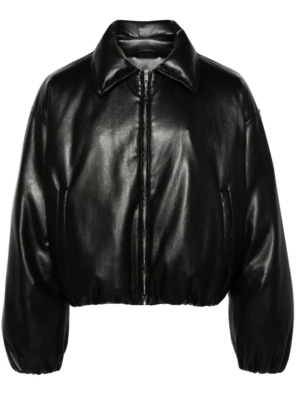 Nanushka Cropped Puffer Jacket Black FARFETCH ID