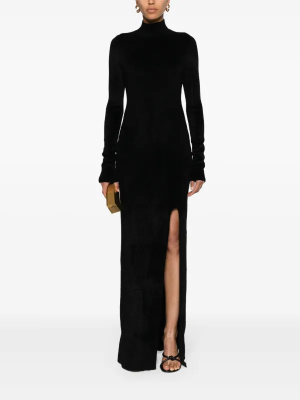 nanushka スリット ロング ニット ワンピース ドレス マキシ nanushka スリット ロング ニット ワンピース ドレス マキシ