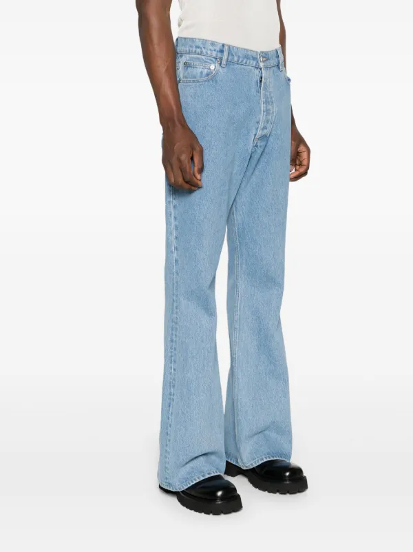 Nanushka mid-rise Bootcut Jeans | Blue | FARFETCH