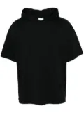 Nanushka hooded organic cotton T-shirt - Black