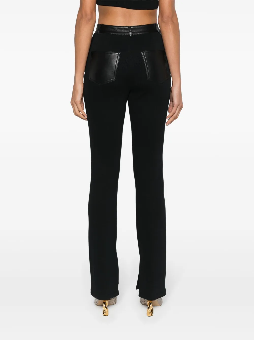 Affordable Nanushka slim-leg fine-ribbed trousers Women