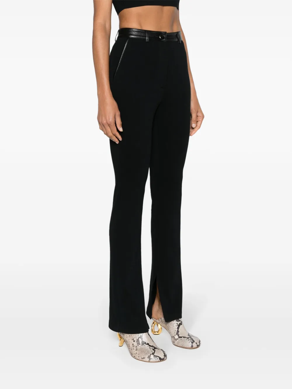 Affordable Nanushka slim-leg fine-ribbed trousers Women