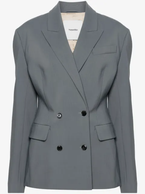 Nanushka blazer Lane à boutonnière croisée