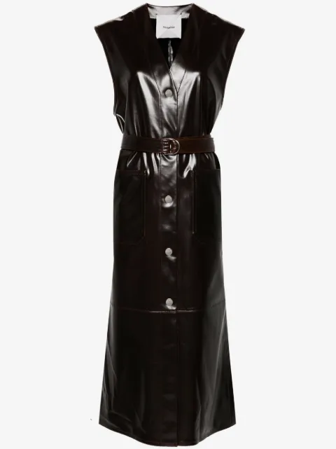 Nanushka Rainey sleeveless coat
