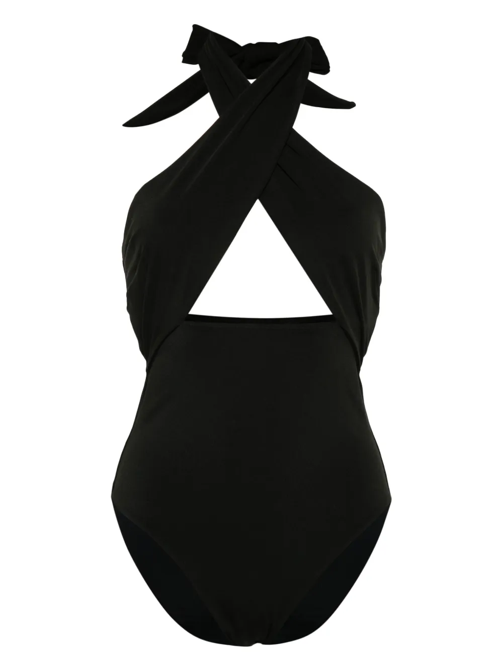 Affordable Nanushka cut-out halterneck swimsuit Women