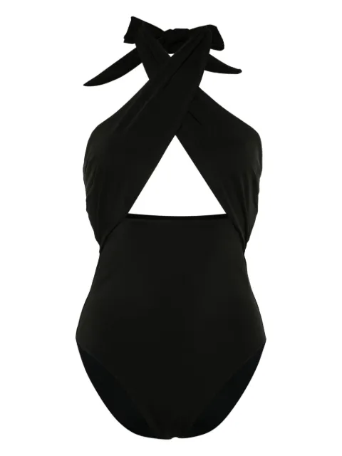 Nanushka cut-out halterneck swimsuit