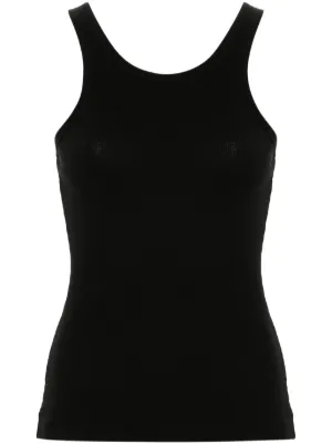 Baserange Heart Tank Top | Black | FARFETCH