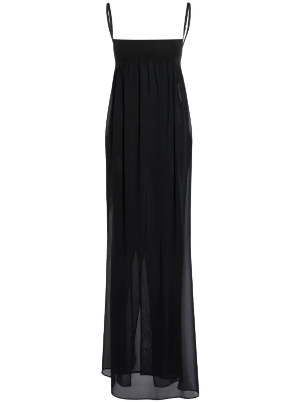 【JACQUEMUS】 La Robe Peplo Longue La robe peplo longue draped long dress - Jacquemus - Women
