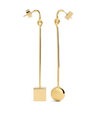 JACQUEMUS 片耳ピアス　ポーチ付き 楽天市場】JACQUEMUS ジャックムス ピアス Les creoles Chiquito
