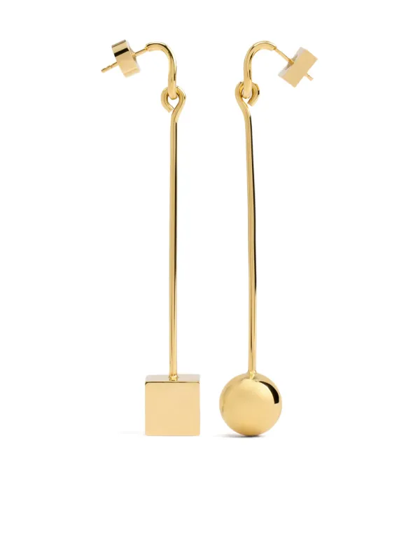 アクセサリーその他 JACQUEMUS 'Les Creoles Nodo' earrings Gold Jacquemus Les Creoles Nodo Earrings | Gold | FARFETCH