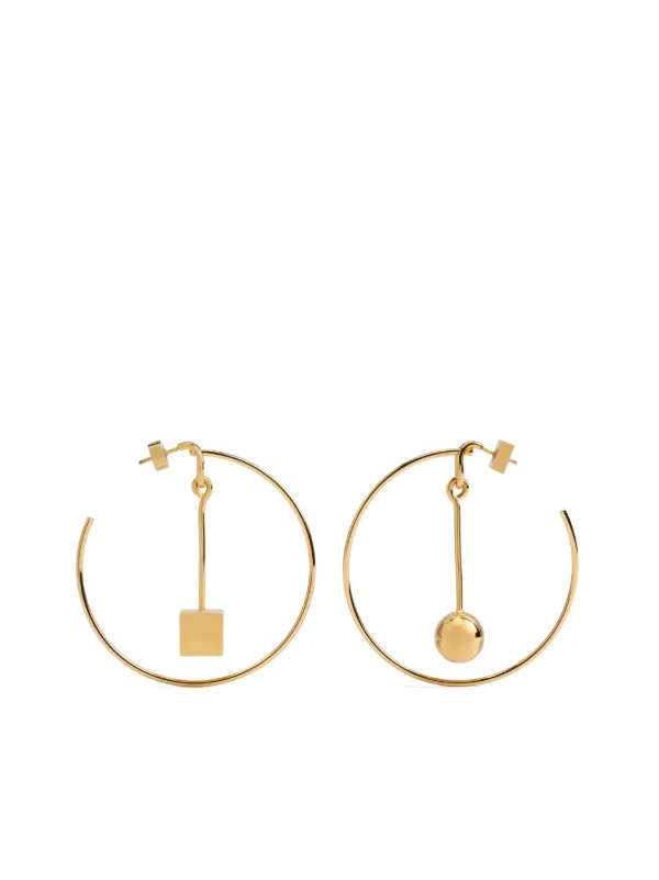 JACQUEMUS Les Creoles Nodo ピアス Jacquemus Les Creoles Nodo Earrings | Gold | FARFETCH