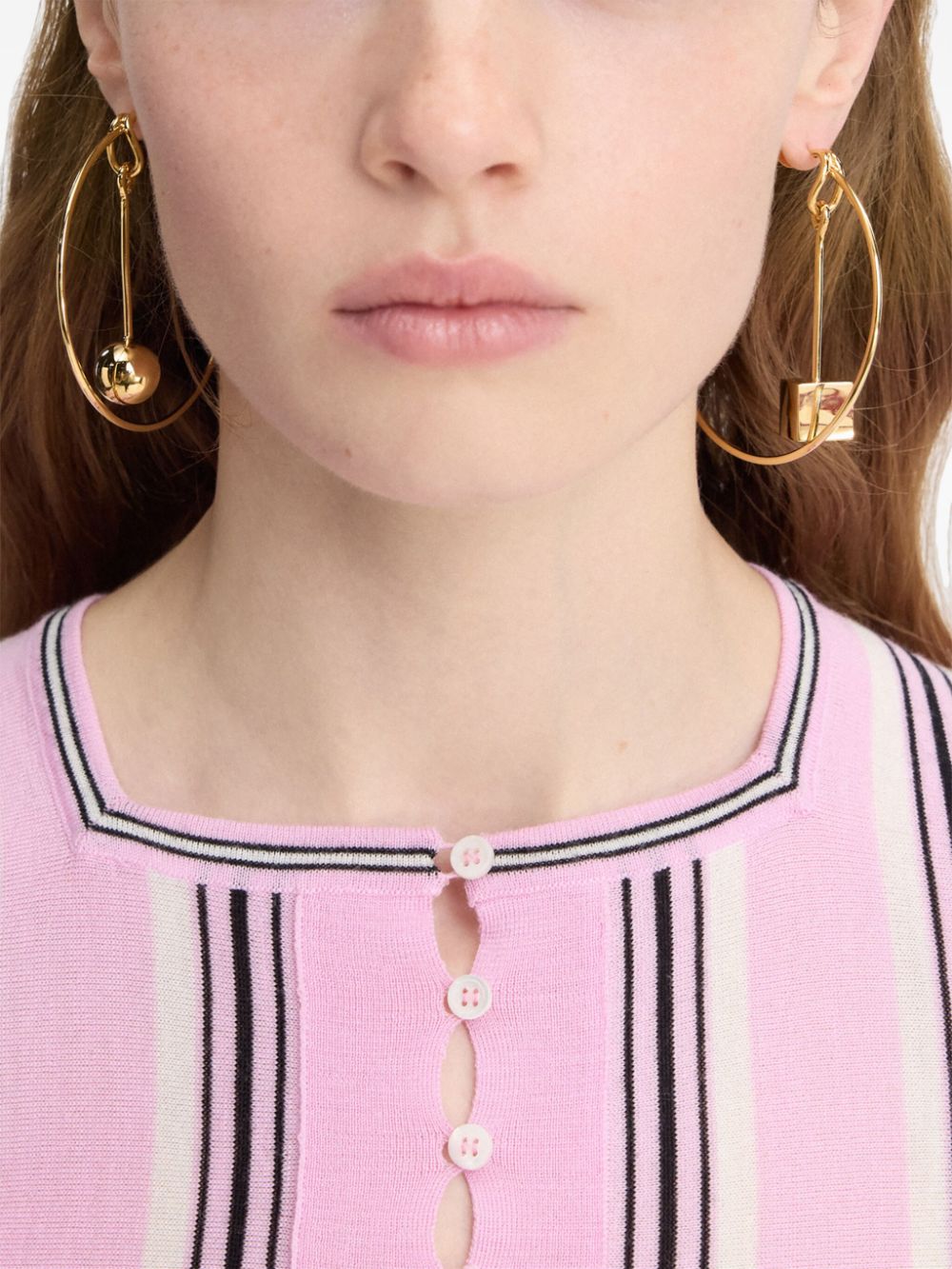 Jacquemus Les Creoles Nodo earrings Women