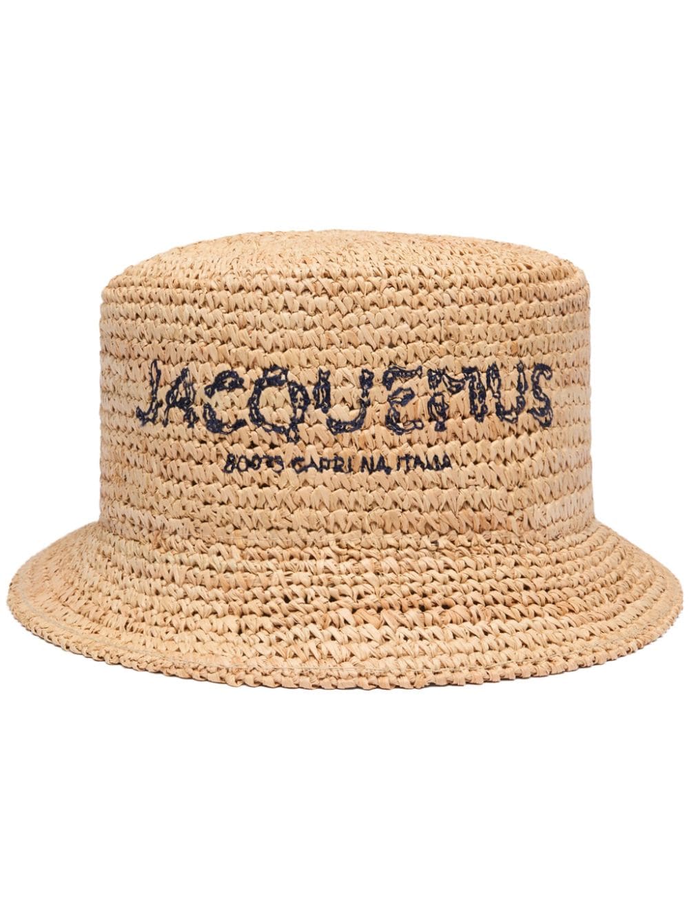 Jacquemus Le Bob Pesco Bucket Hat In Brown