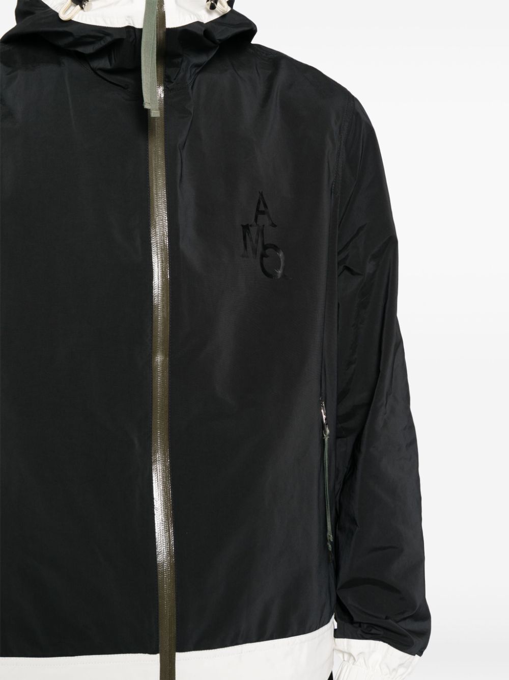 Alexander McQueen high-neck zip-up hooded jacket Men