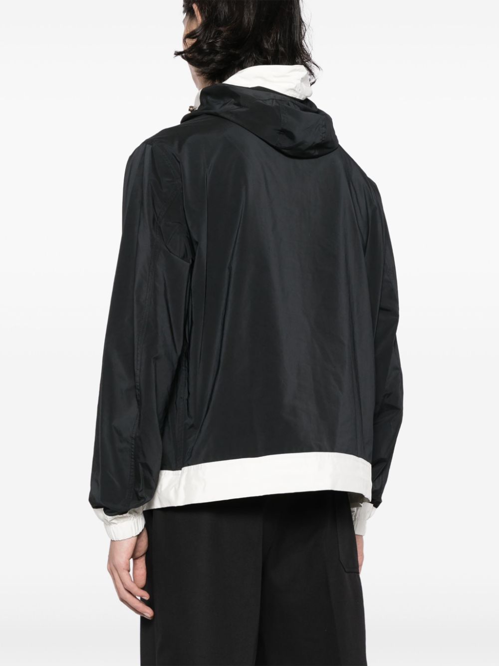 Alexander McQueen high-neck zip-up hooded jacket Men