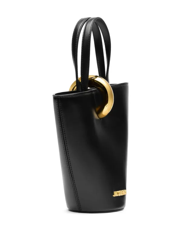 ショルダーバッグ・ポシェット JACQUEMUS \"LE BAMBOLA\" BAG Jacquemus Le Petit Bambola Chain-Link Leather Bucket Bag