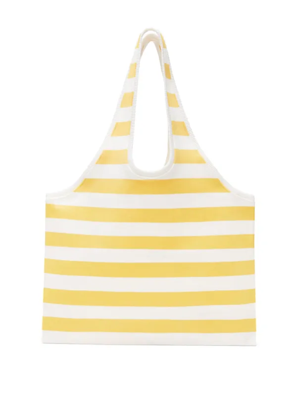 JACQUEMUS かごバッグ ・イエロー Jacquemus Le Tote logo-print Bag | Yellow | FARFETCH