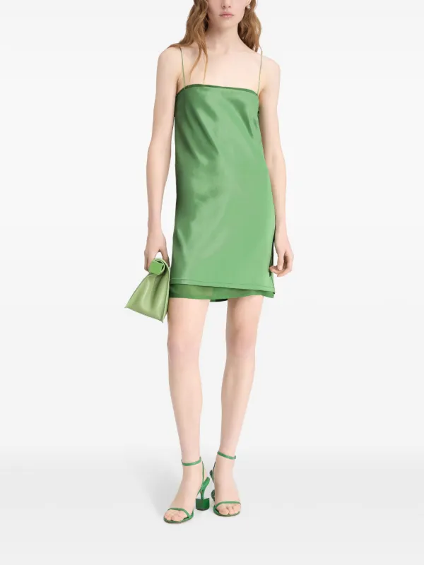 【関税＆送料込み】Jacquemus La Robe Elica Viscose Dress Jacquemus La Robe Elica Mini Dress | Green | FARFETCH