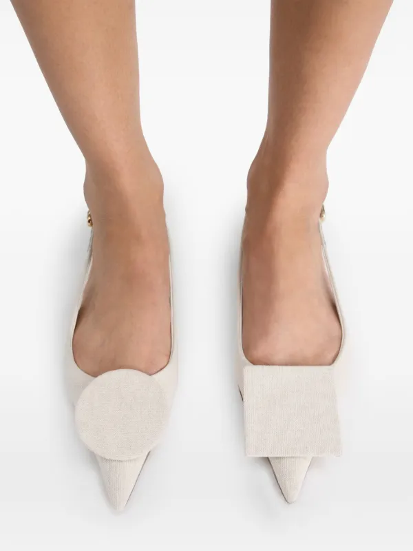 Jacquemus Les Slingbacks Duelo Pumps | Neutrals | FARFETCH