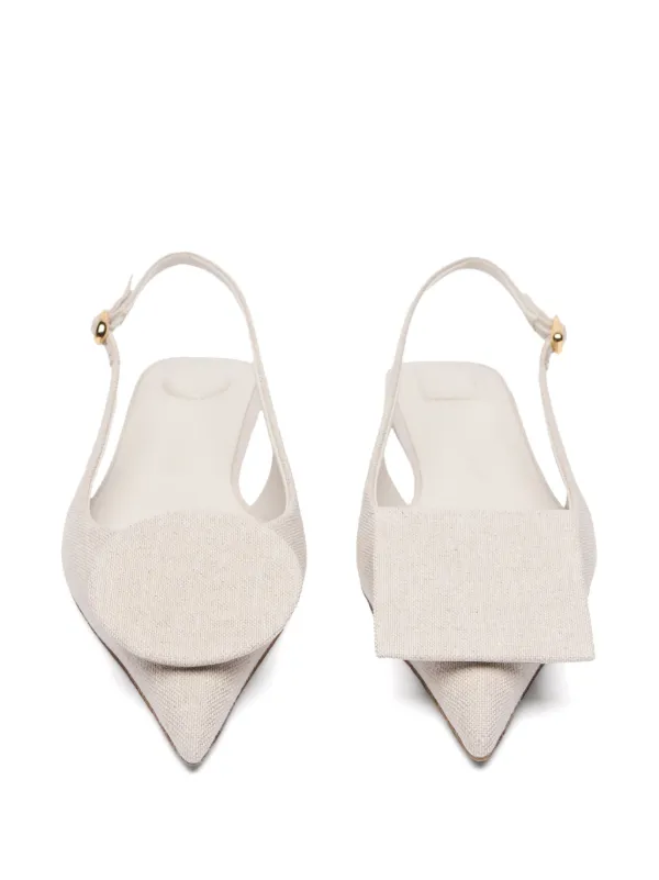 Jacquemus Les Slingbacks Duelo Pumps | Neutrals | FARFETCH