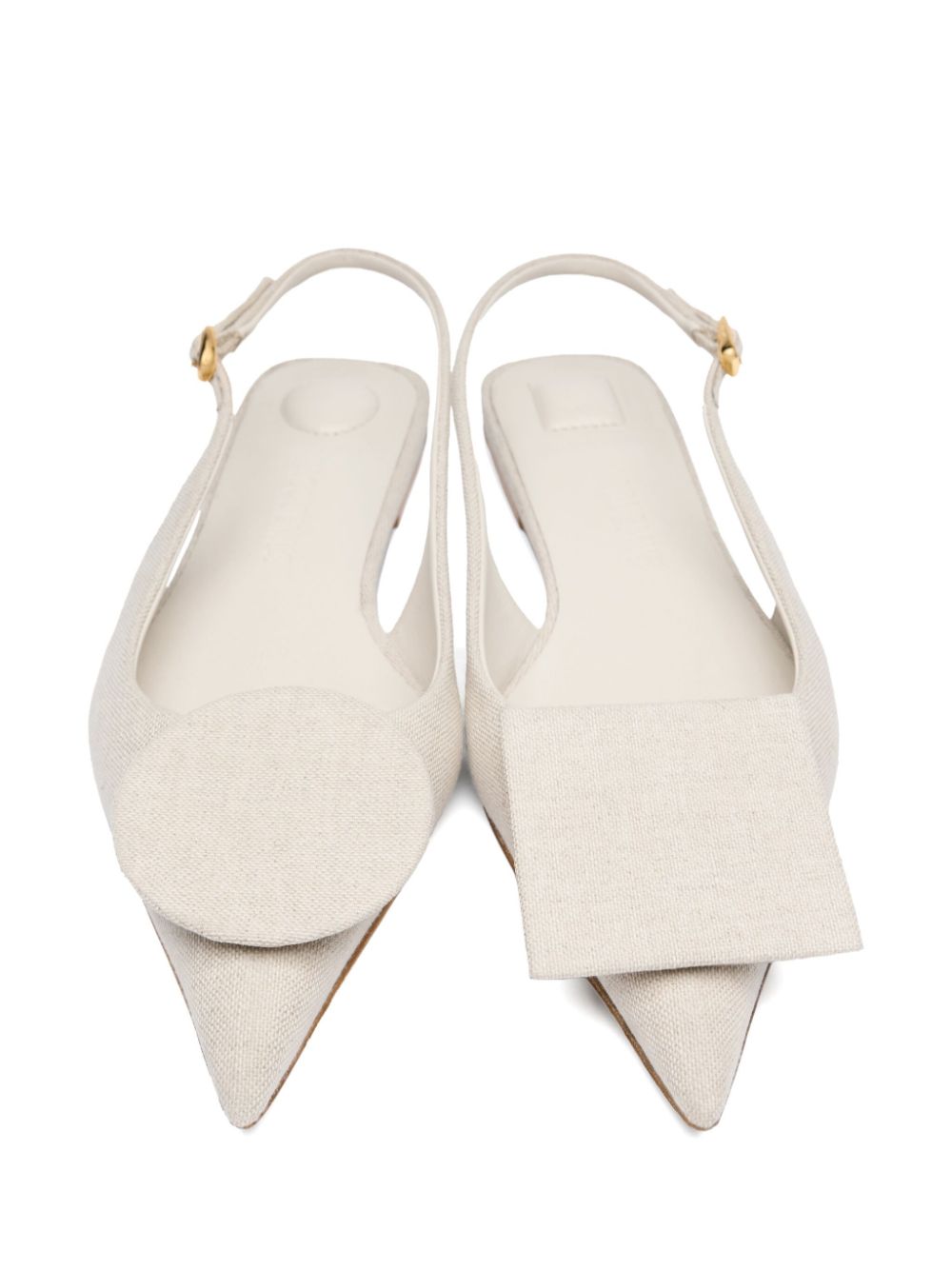 Jacquemus Les slingbacks Duelo pumps Beige