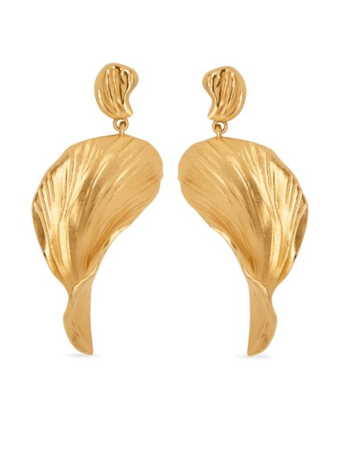 Oscar de la Renta Petal drop earrings