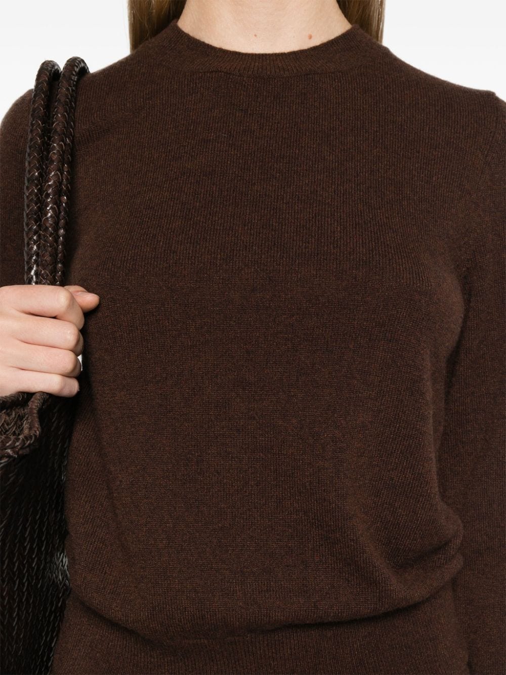 Shop Aya Muse Vola Sweater In Brown