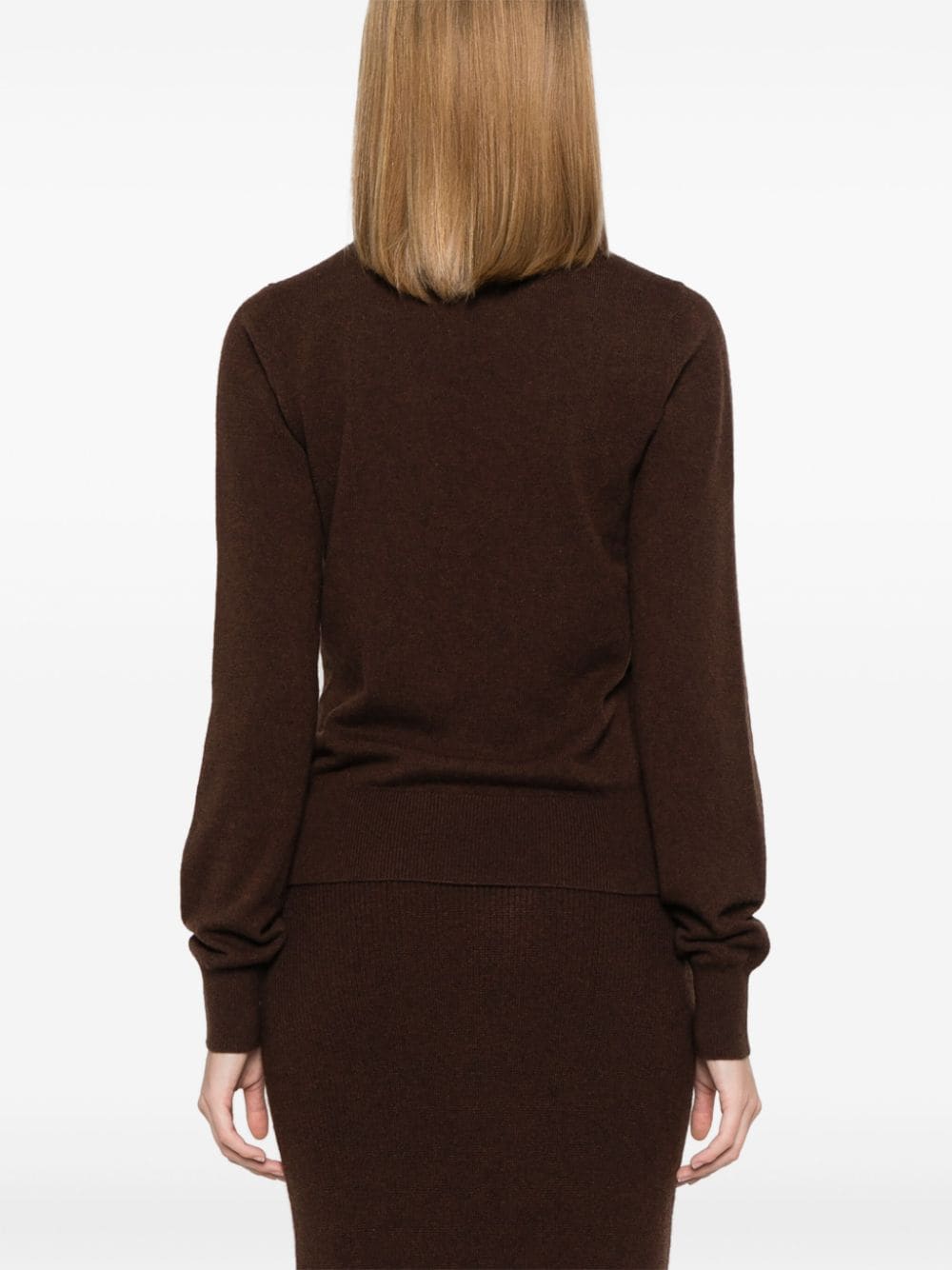 Shop Aya Muse Vola Sweater In Brown