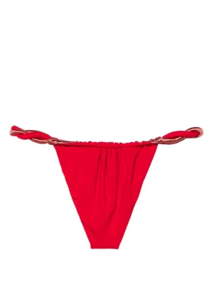 【関税込み】Isa Boulder ホワイト Cyclic & Chain ビキニ ISA BOULDER White Cyclic & Chain Bikini | REVERSIBLE