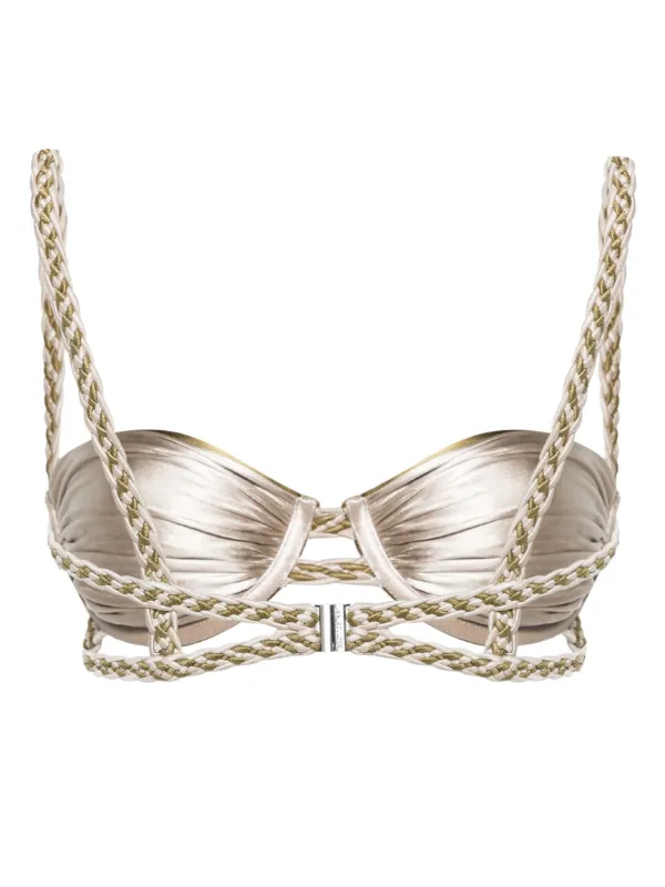 【関税込み】Isa Boulder シルバー Astoria Chain ビキニ Silver Astoria Chain Bikini by Isa Boulder on Sale