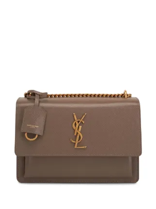 Saint Laurent Medium Sunset Cross Body Bag Neutrals FARFETCH IE