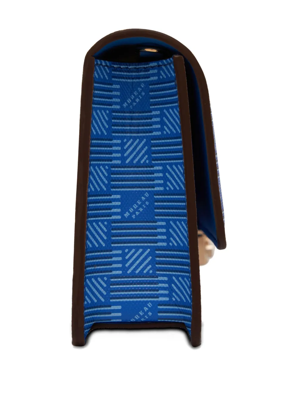 Moreau Gigi Monogram-pattern Crossbody Bag In Blue