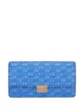Moreau Gigi monogram-pattern crossbody bag - Blue