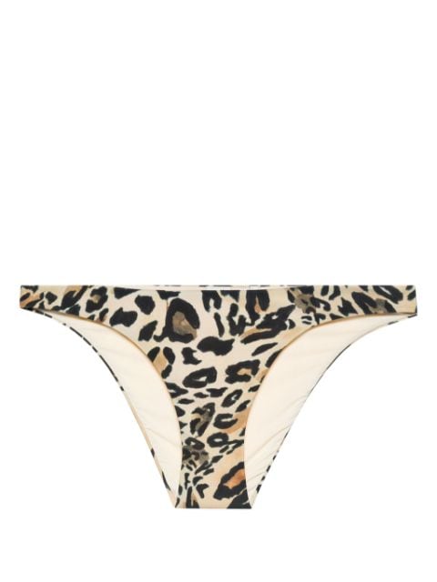 leopard-print bikini bottoms