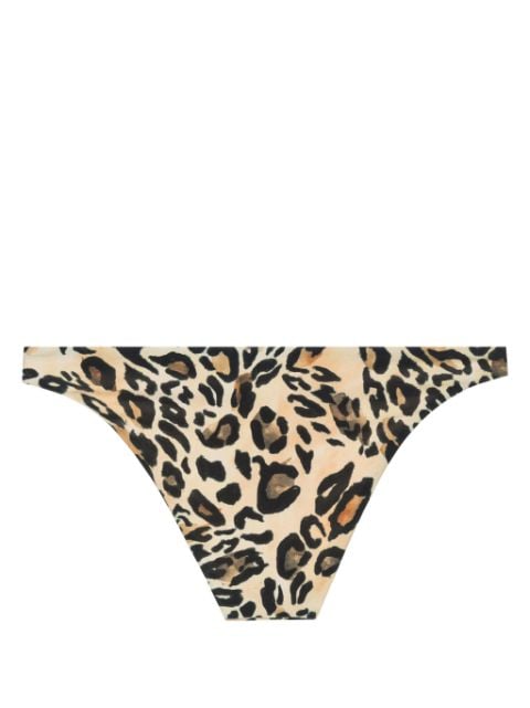 leopard-print bikini bottoms