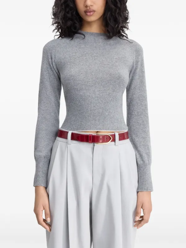 Jacquemus La Maille Soglia Sweater | Grey | FARFETCH
