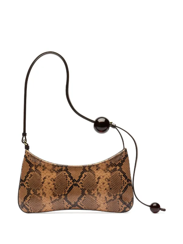 Jacquemus Le Bisou Perle Shoulder Bag | Brown | FARFETCH