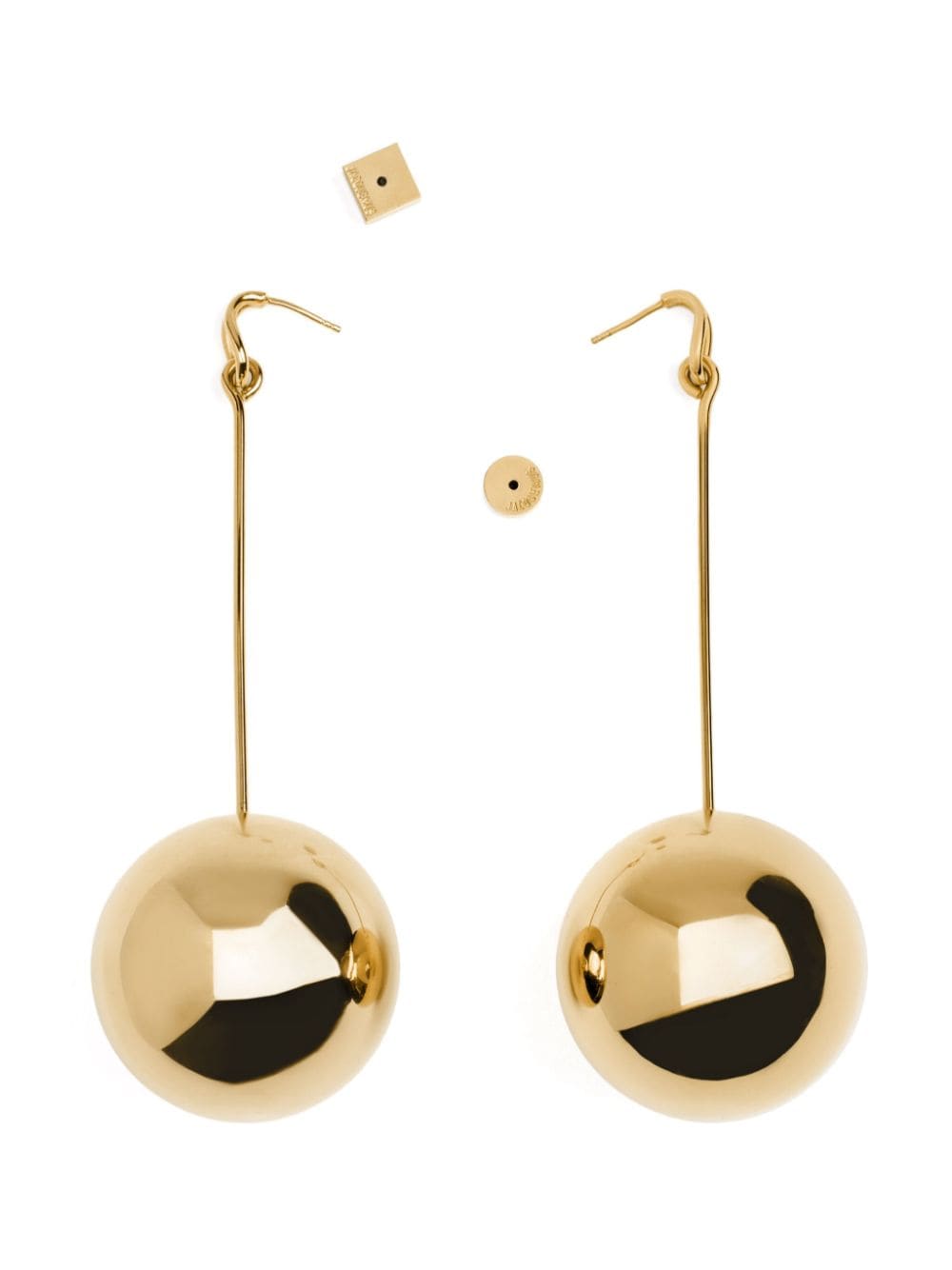 JACQUEMUS LES GRANDES BOUCLES NODO EARRINGS 